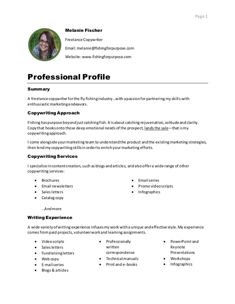 Professional profile