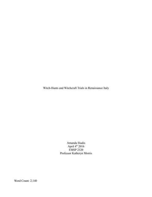 Argumentative essay on witchcraft image