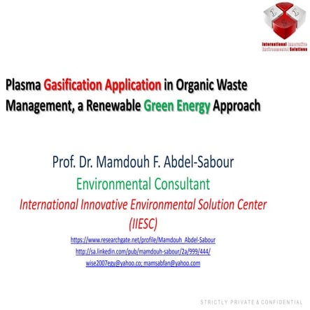 Plasma pyrolysis Technology for waste management (covid waste,hospital ...