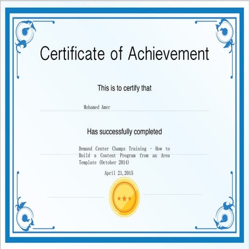 certificate_How to Build a Content Program From an Area Template