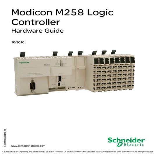 Manual Hardware CLP Schneider - M258