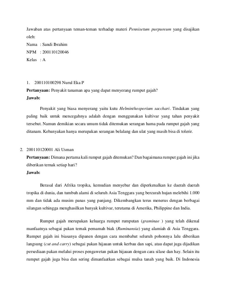 10 Soal Budidaya Tanampakan Kumpulan Soal