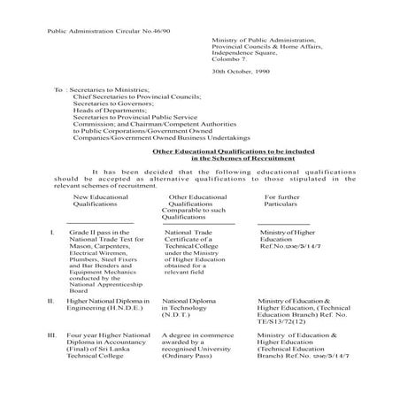 2008 B COM - Circular 46 1990(e) III