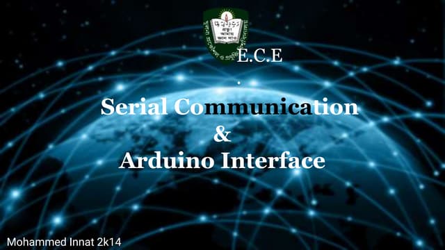 Serial Communication Embedded System Interface Pptx Serial Communication Embedded System Interface Pptx