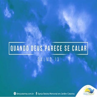 Quando Deus Parece se Calar