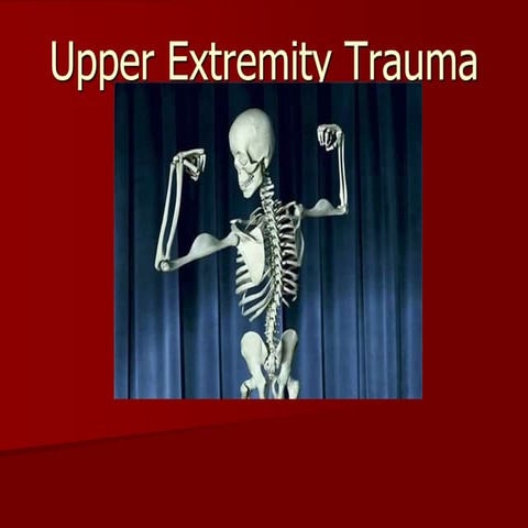 Upper limp fraction and dislocation and management