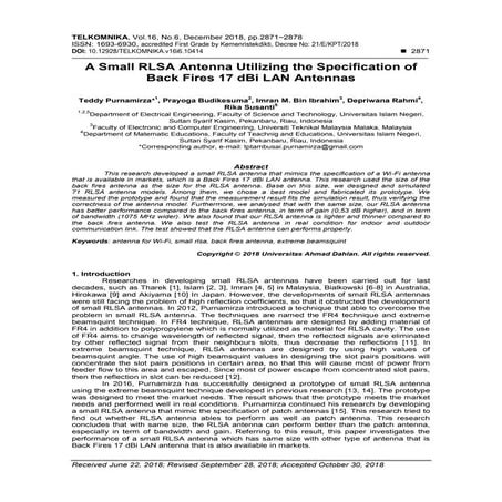 A Radial Line Slot Array (RLSA) Antenna with the Specifications of 16 ...