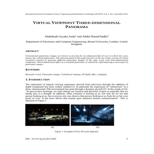 MODULE 2 computer vision part 2 depth estimation | PPTX