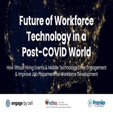 Future of Workforce Technology in a Post-COVID World: How Virtual Hiring Even...