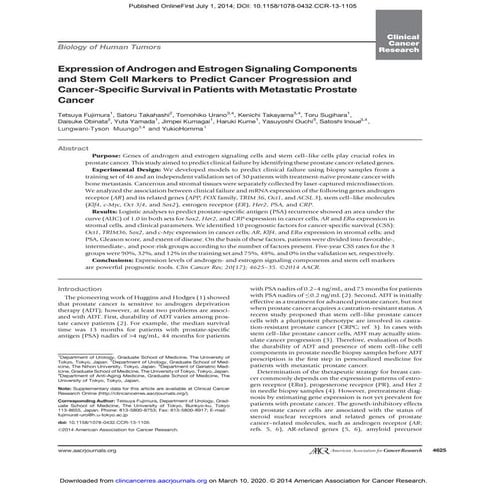 Advances in Diagnosis & Imaging Impacting Cancer Treatment | PDF