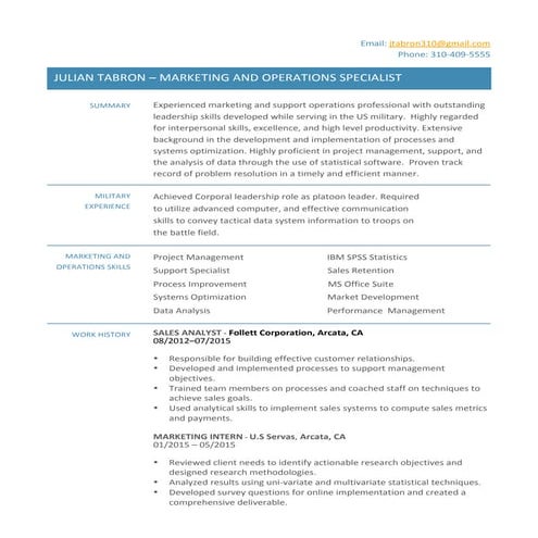 Julian Tabron sbiResume