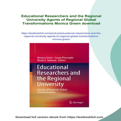 Educational Researchers and the Regional University Agents of Regional Global...