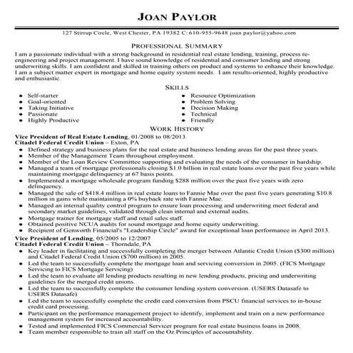 Joan Paylor Resume 7-2014