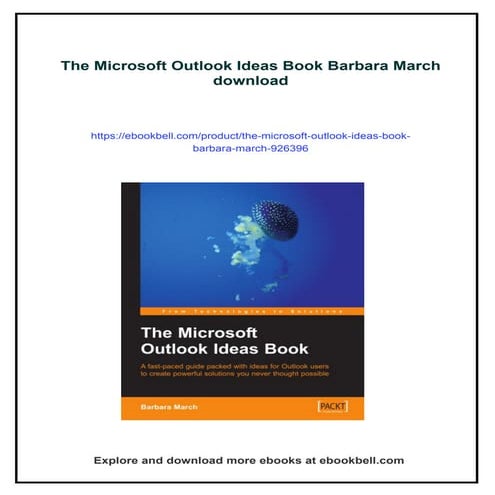 The Microsoft Outlook Ideas Book Barbara March