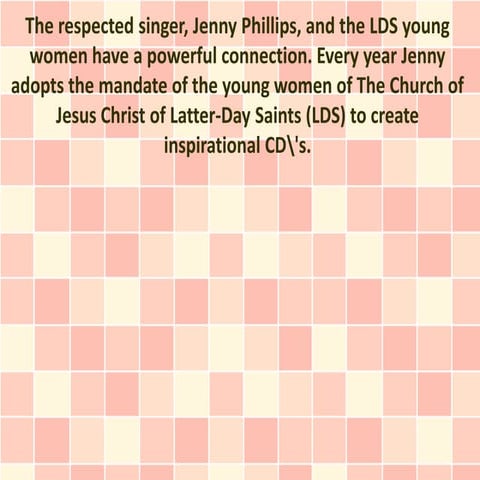 LDS Young Women Sing With Jenny | PPT