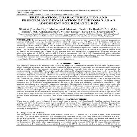 A simple and effective method for preparation of chitosan from chitin | PDF