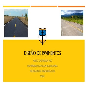 Diseño de pavimentos MARIO CASTANEDA, MSC