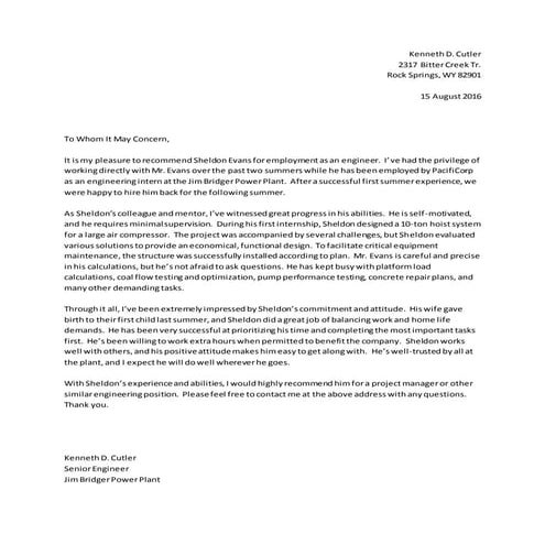 Director s recommendation_letter | PDF