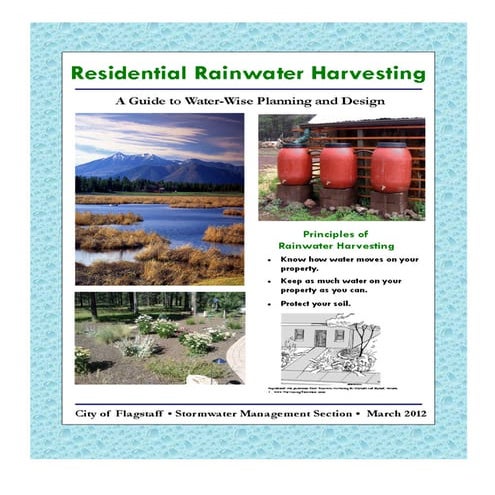 Residential Rainwater Harvesting - Flagstaff, Arizona