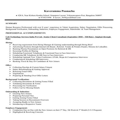 Resume_Kaveramma MP