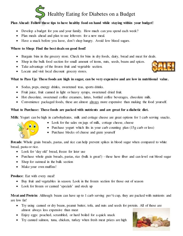 Healthy Eating For Diabetes On A Budget Short 2