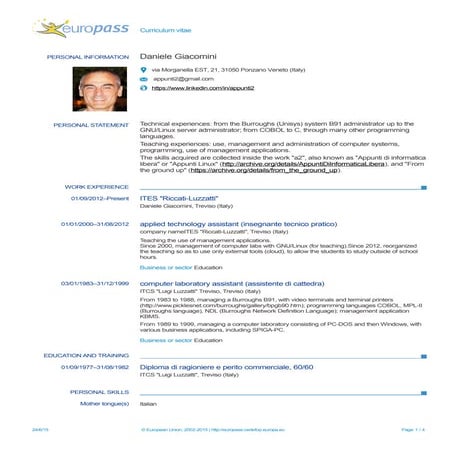 Europass-CV-20150624-Giacomini-EN 2016