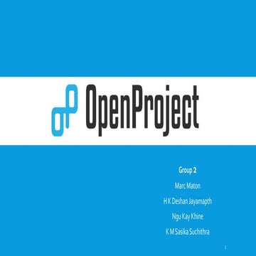 open project tool.ppt