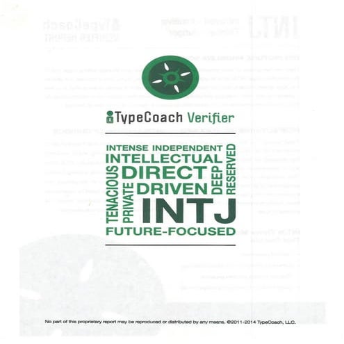 TypeCoach-INTJ | PDF
