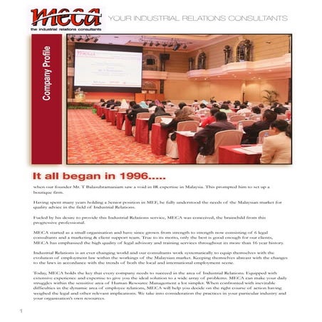MECA_COMPANY_PROFILE | PDF