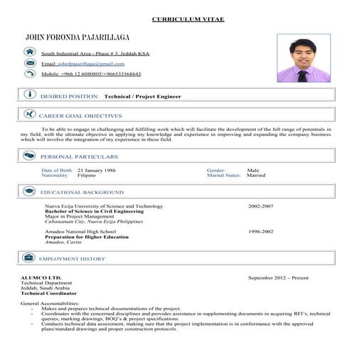 update cv | PDF