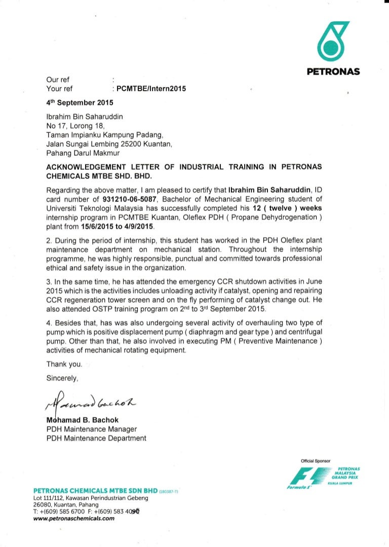 Formal Offer Letter Formal Offer Letter
