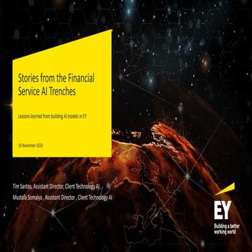 Stories from the Financial Service AI Trenches: Lessons Learned from Building...