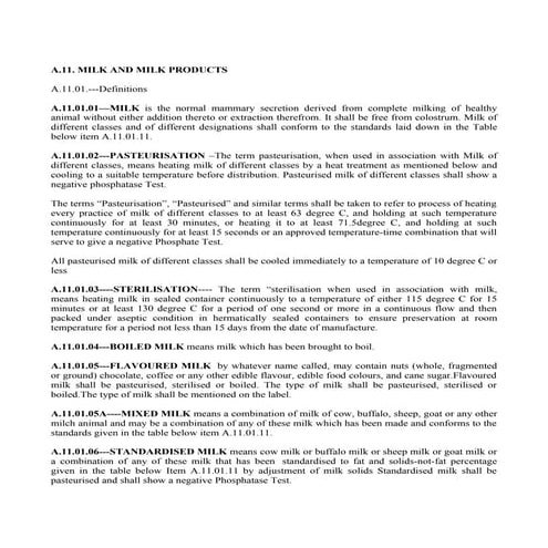 Cxs 207e (1) codex standard for dry milk | PDF