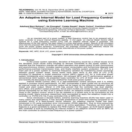 Model predictive control techniques for cstr using matlab | PDF