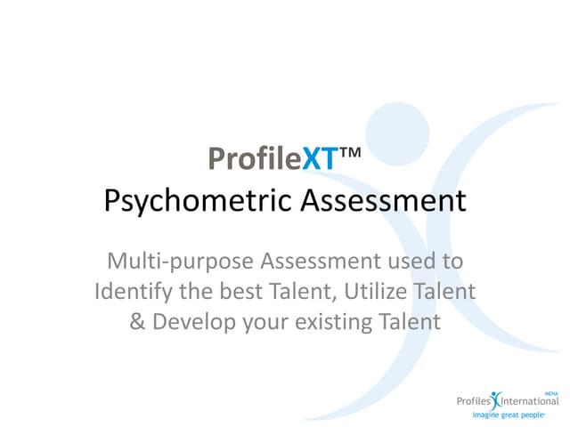 Model Profilext assessment 40pdf 24 paga | PDF