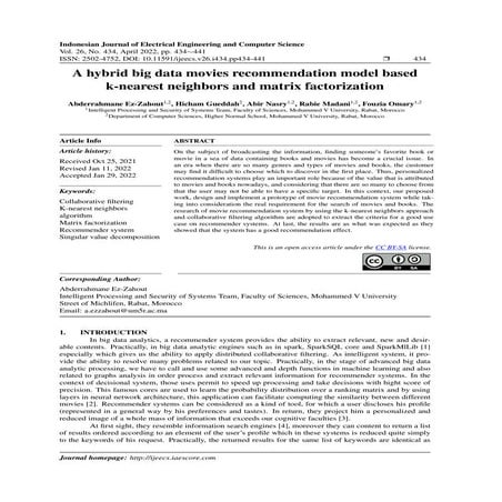 MOVIE RECOMMENDATION SYSTEM | PDF