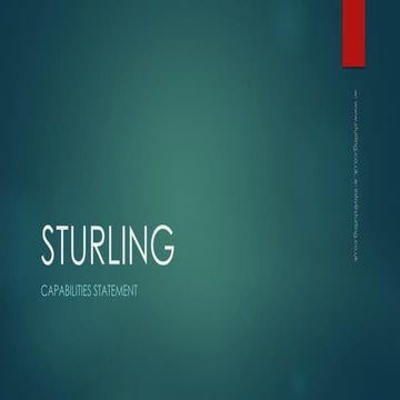 Sturling Capabilities