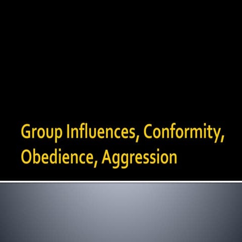 474 2015 group influences, obedience
