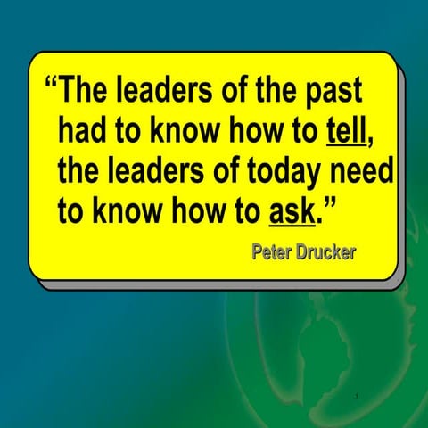 Leadership in Terms of Bloom's Tax