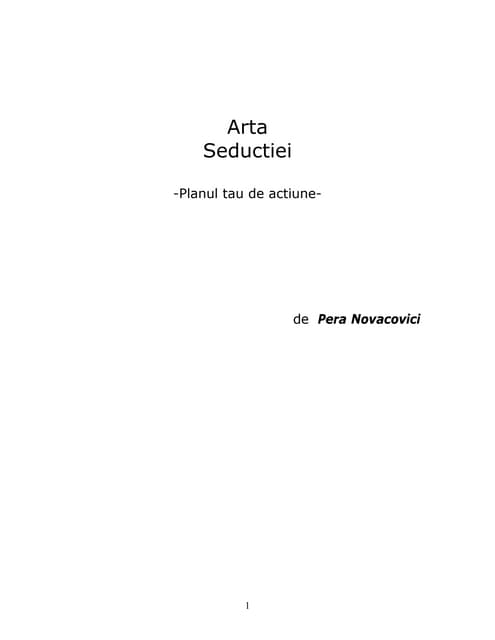 Arta seductiei masculine