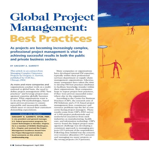 Article - Global Project Management