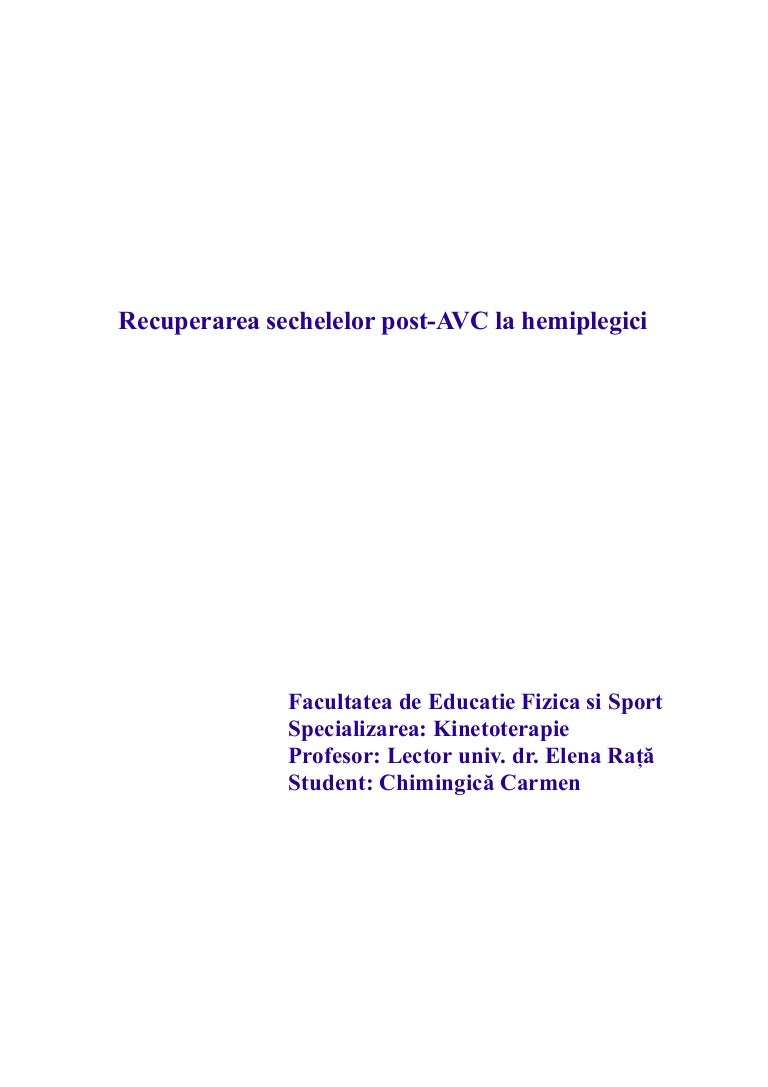 Rata durerii articulare după accident vascular cerebral