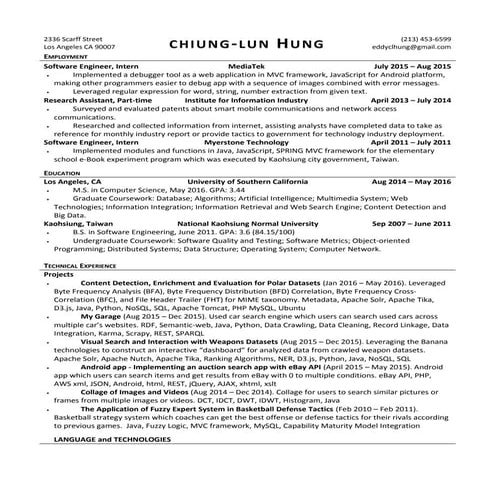 Resume_ChiungLun_Hung