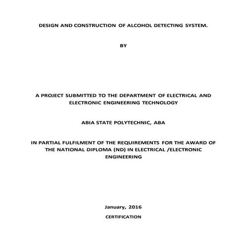 THE DESIGN AND IMPLEMENTATION OF A FOUR – WAY TRAFFIC LIGHT | DOC