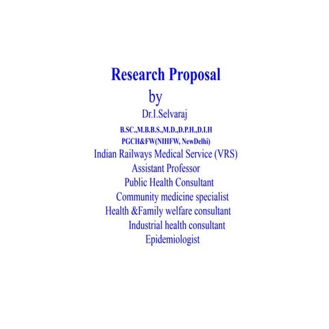 Research proposal presentation template.ppt