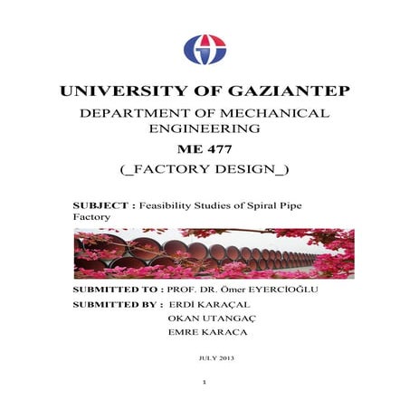 477 report spiral welded pipe Erdi Karaçal Mechanical Engineer ...