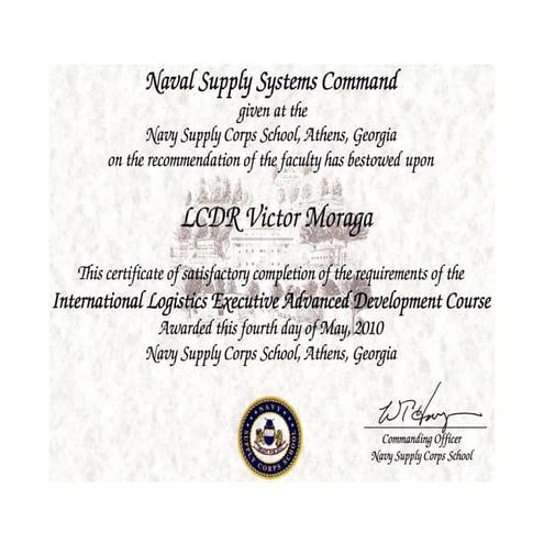 ILEAD Certificate 04May2010 | PPT