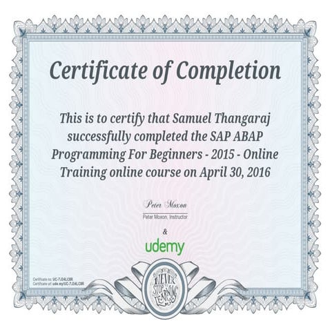 Abab certificate | PDF