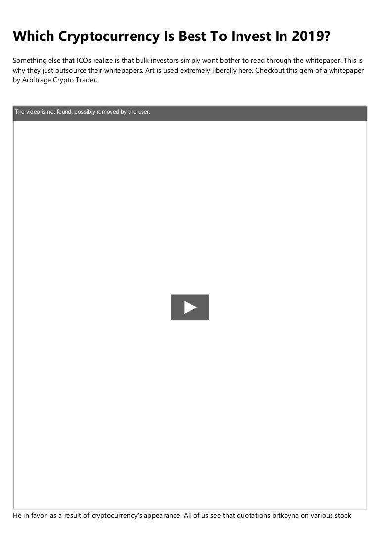 video about investing in cryptocurrencies video about investing in cryptocurrencies