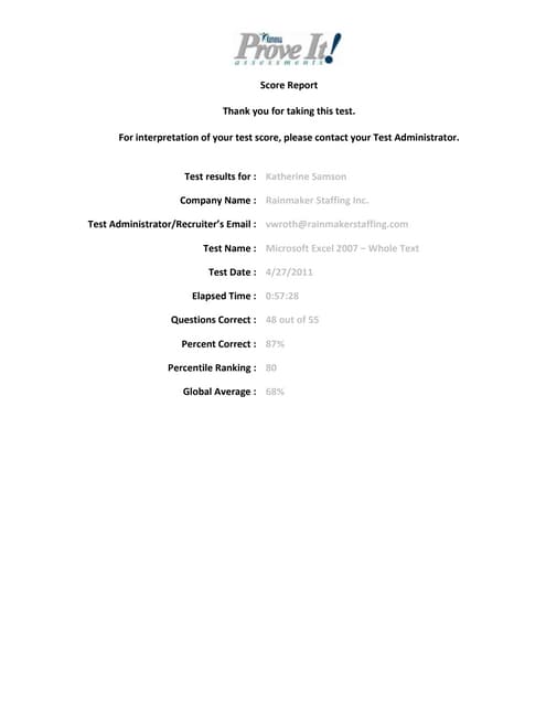Basic computer skills test | PDF